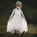 Kids Girls Lace Design Wedding Party Dresses childrensterritory