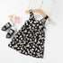 Kids Girls Floral Print Sling Princess Dresses for Summer childrensterritory