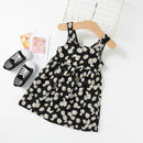 Kids Girls Floral Print Sling Princess Dresses for Summer childrensterritory
