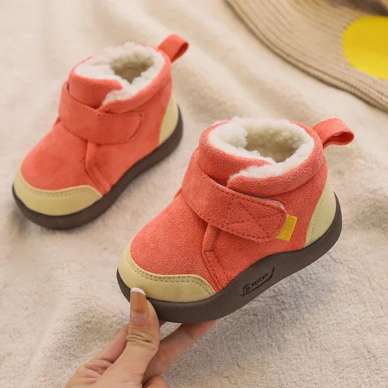 Kids’ Soft-Bottom Non-Slip Casual Snow Shoes childrensterritory