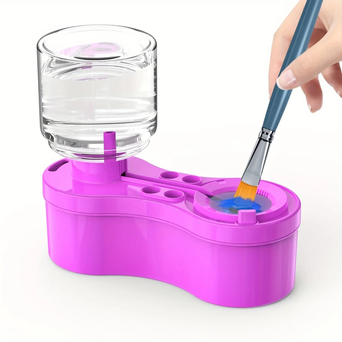 Automatic Paint Brush Cleaning Bucket Art Tools childrensterritory