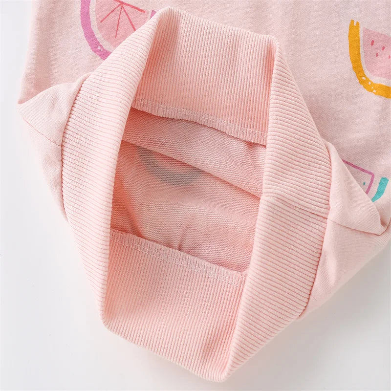 Full-Sleeve Watermelon Print Girls' Autumn Sweatshirts