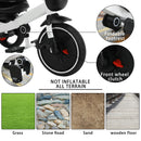 6-in-1 Folding Baby Push Bike with Detachable Guardrail childrensterritory