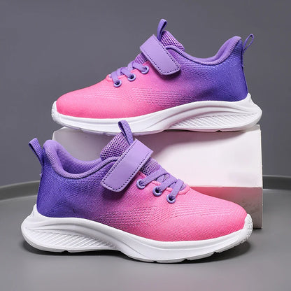 Colorful Kids Girls Casual Sneakers, Tennis Shoes childrensterritory