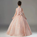 Young Girls Formal Glitter Halter Tutu Party Gown/Prom Dresses