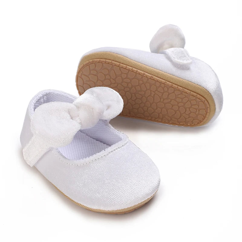 Cute Lace Design Baby Girl Non Slip Princess Crib Shoes
