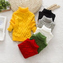 Kids Boy Girl Thick Knitted Turtleneck Sweaters childrensterritory