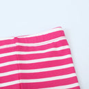 Cute Heart Striped Design Cotton Pants For Girls childrensterritory