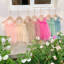 Little Girls 3D Flower Design Tutu Princess Dresses for Summer childrensterritory