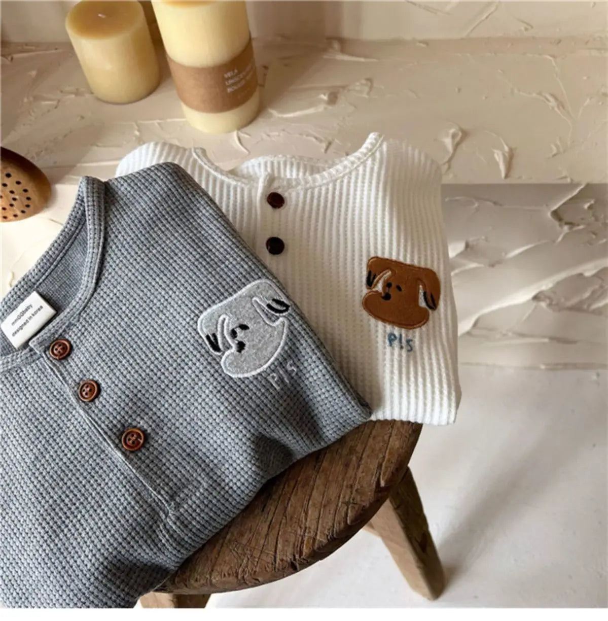 Kids Cartoon Design Long Sleeves Winter T-Shirts childrensterritory