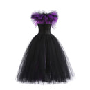 Kids Girls Demon Queen Maleficent Halloween Costume