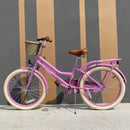 Kid Girls Bicycle with Basket, Front V Brake and Rear Coaster Brake childrensterritory