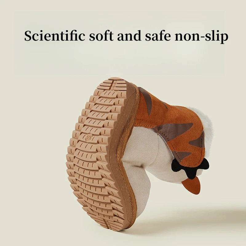 Warm Solid Color Cotton Snow Boots for Baby/Toddlers childrensterritory