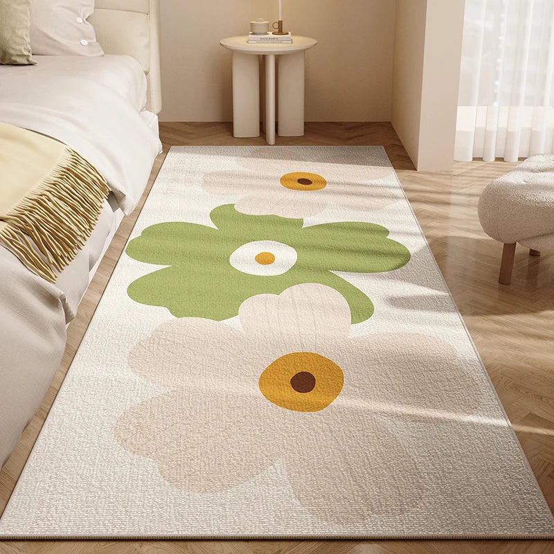Nordic Cute Flower Girl Rugs for Bedroom, Large Area childrensterritory