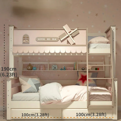 Luxury Kids Bunkbed with Ample Storage Space childrensterritory