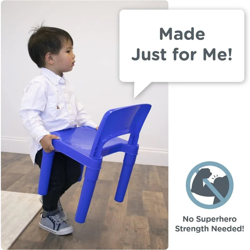 2-in-1 Kids Activity Table and 2 Chairs Set