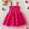 Little Girls 3D Butterfly Design Summer Princess Dress childrensterritory