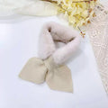 Cold-Proof Plush Warmth Solid Knitted Kids Scarf childrensterritory