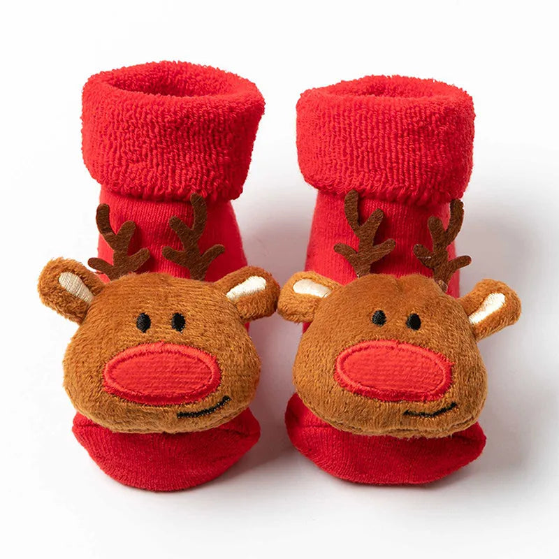 Baby Non-slip Printed Soft Christmas Socks childrensterritory