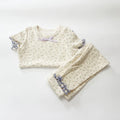 Girls' Short Sleeve Lace Design Summer Clothing Set childrensterritory