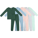 Solid Pattern Bamboo Fiber Pajamas Sets For Baby/Kids childrensterritory