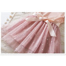 Kids Girls Solid Sequin Summer Birthday Party Dress childrensterritory
