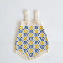 Baby Girl Hollow Out Knitwear Outfit Set