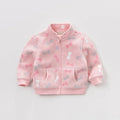 Kids Lovely Print Polar Fleece Winter Coats childrensterritory