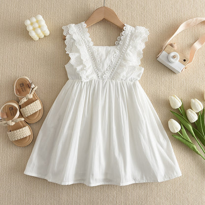 Kids Girls Floral Summer Fashion Dresses childrensterritory