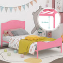 Portable Pink Metal Bed Frame for Kids and Adults childrensterritory
