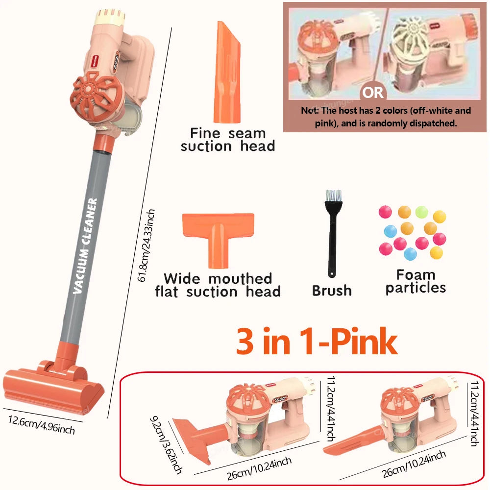 Kids' Safe & Durable Vacuum Cleaner Play Toy Set