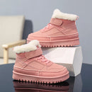 Trendy Kids furry Warm Waterproof Casual Shoes childrensterritory