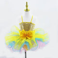 Modern Sequined Flower Tutu Ballet Dresses For Girls childrensterritory