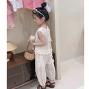 Sleeveless Girls' Summer Casual Clothing Set childrensterritory