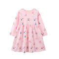Kids Girls Princess Dancing Girls Print Winter Party Dresses