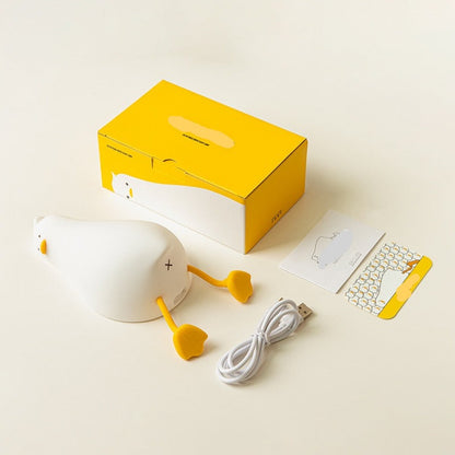 Rechargeable Lying Flat Duck LED Night Light for Kids&