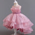 Flower Sequin Design Fluffy Princess Dresses For Girls childrensterritory