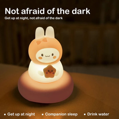 Rechargeable Touch Sensor Dimmable Cute LED Night Lights