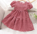 Kids Girls Floral Design Summer Princess Dresses childrensterritory