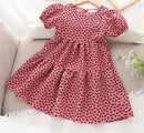 Kids Girls Floral Design Summer Princess Dresses childrensterritory