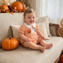 Baby Girl Doll Collar Striped Romper for Halloween