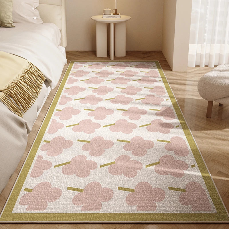 Nordic Cute Flower Girl Rugs for Bedroom, Large Area childrensterritory