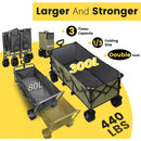 Garden Carts: 48"L Collapsible Folding Extended Wagon childrensterritory