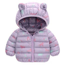 Baby Kids Cartoon Design Puffer Winter Jacket childrensterritory