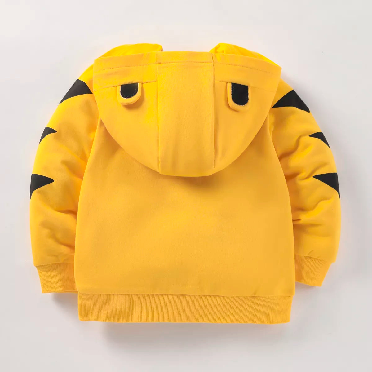 Kids Boys Girls Tiger Dino Print Fleece Hooded Jackets childrensterritory