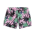 Kids Boys Coconut Tree Print Summer Beach Shorts childrensterritory