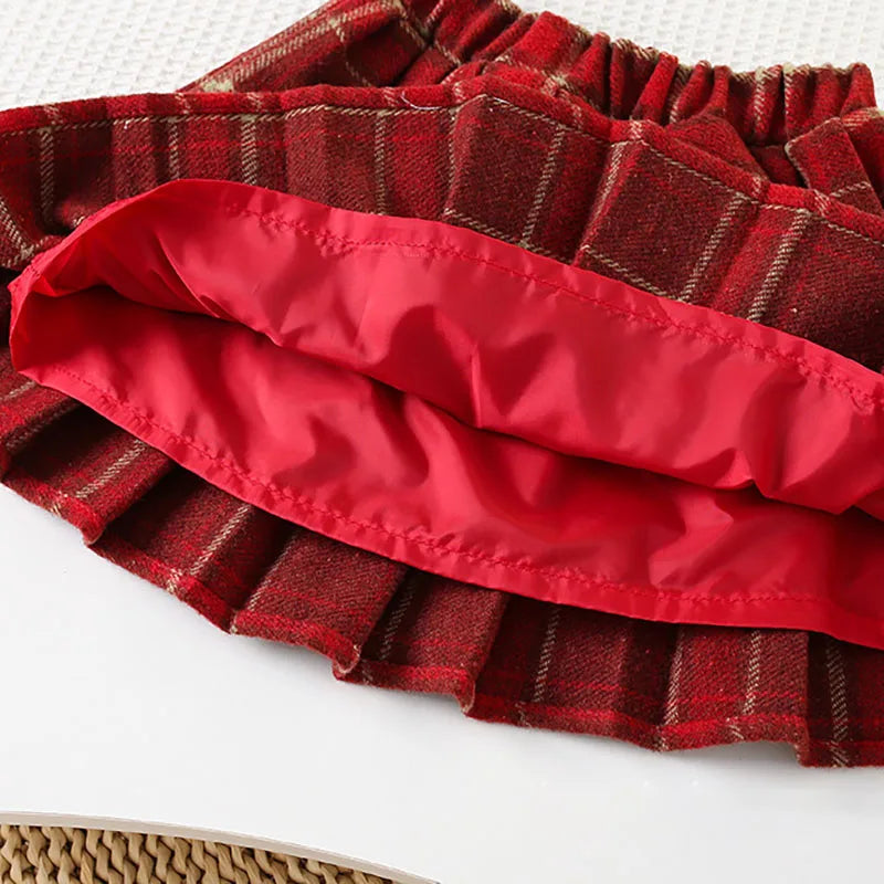 Long-Sleeved Cartoon Design Winter Dresses For Girls