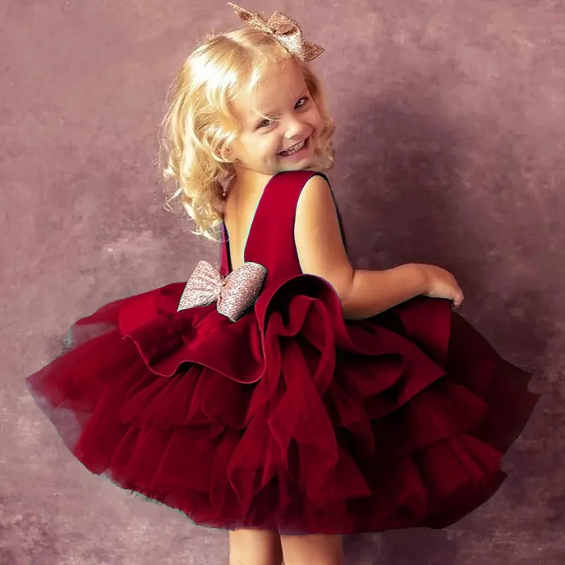 Elegant Tutu Prom Evening Party Dresses for Little Girls childrensterritory