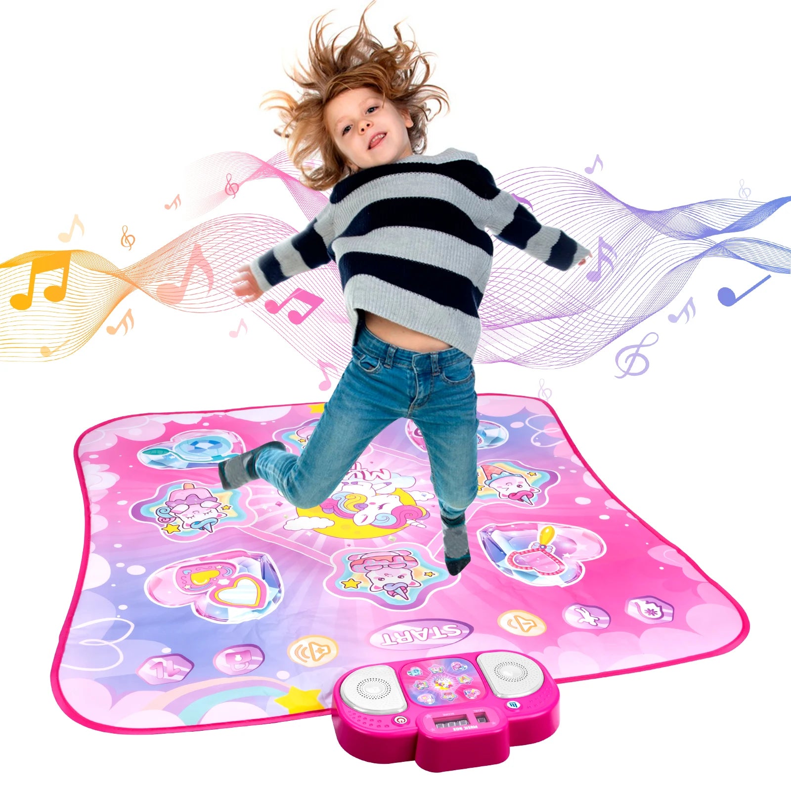 Kids Interactive Musical Floor Mat for Dance and Play Activities childrensterritory
