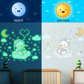 Glow-in-the-Dark Cartoon Design Luminous Wall Stickers childrensterritory